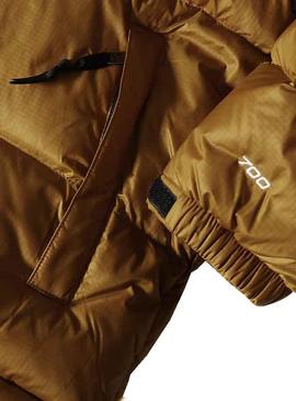 Giacca The North  Face Arancione Nuptse per Uomo