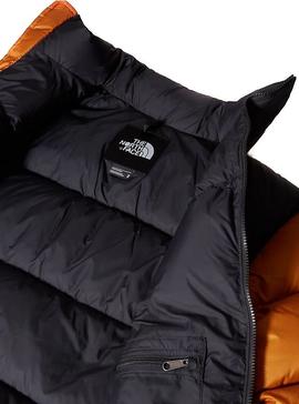 Giacca The North  Face Arancione Nuptse per Uomo