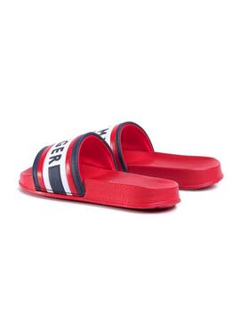 Flip flops Tommy Hilfiger Letter Rosso per Bambino