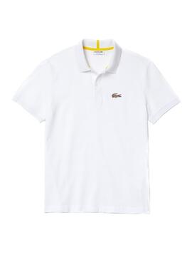 Polo Lacoste x National Geographic Bianco Leopard