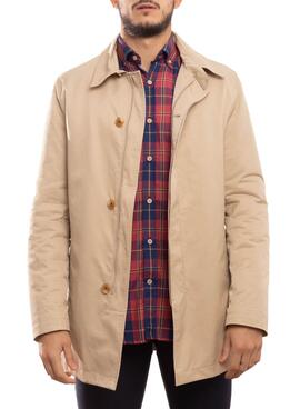 Trench Klout Beige per Uomo