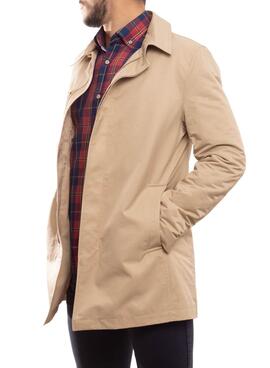 Trench Klout Beige per Uomo