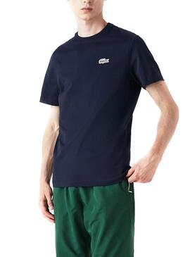 T-Shirt Lacoste x National Geographic Blu Navy
