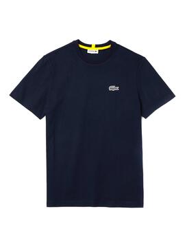 T-Shirt Lacoste x National Geographic Blu Navy