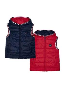 Gilet Mayoral Reversibile Blu Navy e Rosso Bambino