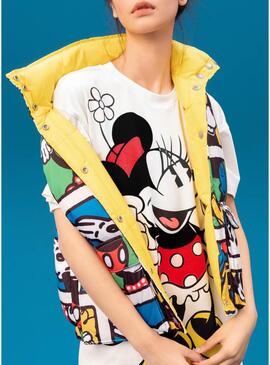 Gilet Levis x Disney Reversibile Giallo Donna