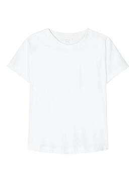 T-Shirt Name It Tixy Bianco per Bambina