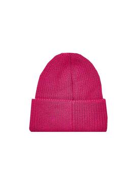 Cappello Knitted Calvin Klein Pink Mohair per Donna