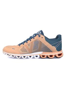 Sneaker On Running CloudFlow Almond Gray Donna