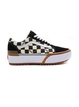 Sneaker Vans Checkerboard Old Skool Stacked