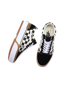 Sneaker Vans Checkerboard Old Skool Stacked