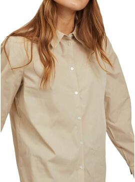 Camicia Vila Vigami Beige per Donna