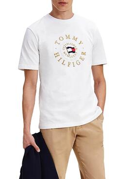 T-Shirt Tommy Hilfiger Icon Coin Bianco Uomo