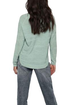 Pullover Only Caviale Verde per Donna