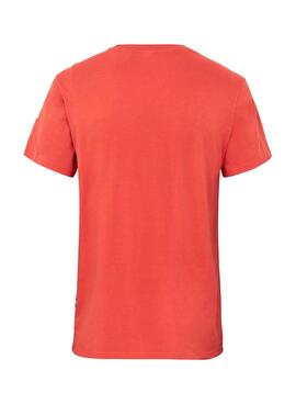 T-Shirt G-Star Reflective Graphic Naranja Uomo