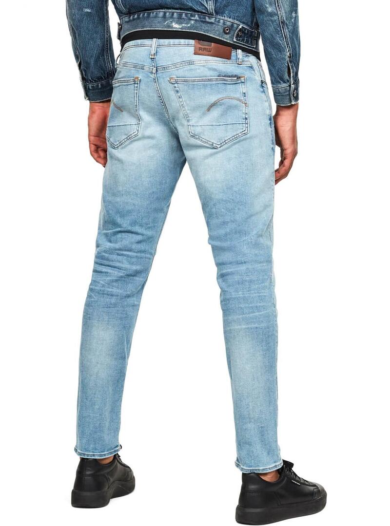 Jeans G-Star 3301 Blu per Uomo