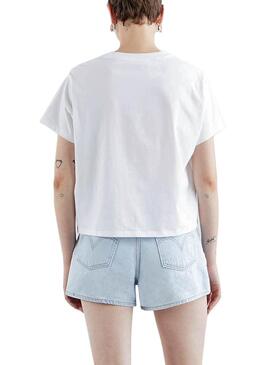 T-Shirt Levis Graphic  Variante Grigio per Donna