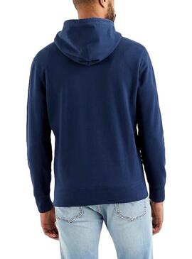 Felpa Levis New Original Blu Navy per Uomo