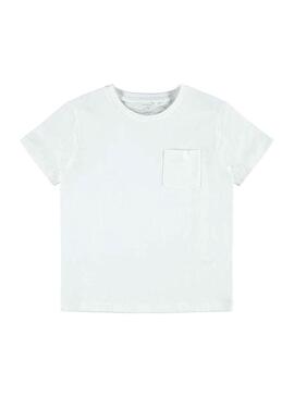 T-Shirt Name It Somic Bianco per Bambino