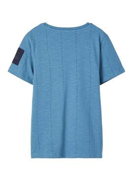 T-Shirt Name It Theodor Blu per Bambino