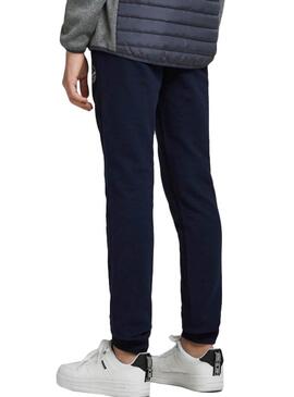 Pantaloni Jack & Jones Gordon Blu Navy per Bambino