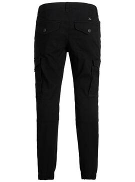 Pantaloni Jack & Jones Paul Nero per Bambino