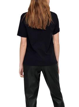 T-Shirt Only Lonnie Nero per Donna