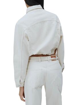 Giacca Pepe Jeans Tiffany Bianco per Donna