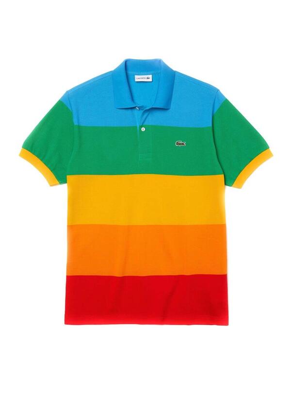 polo lacoste multicolor