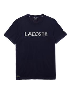 T-Shirt Lacoste TH9546 Blu Navy per Uomo