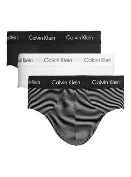 Slips Calvin Klein Cotton Stretch Bianco Uomo