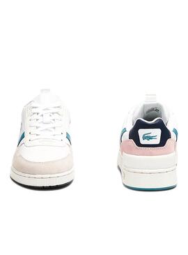 Sneaker Lacoste T-Clip Bianco per Donna