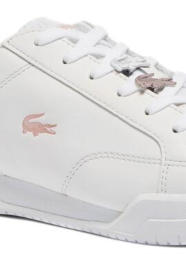 Sneaker Lacoste Twin Serve Bianco per Donna
