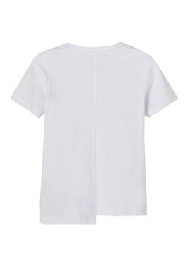 T-Shirt Name It Bandal Bianco per Bambino