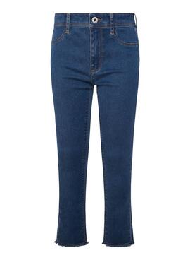Pantaloni Pepe Jeans Madison Blu per Bambina