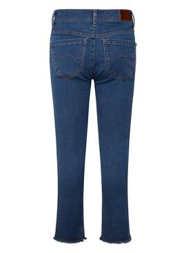 Pantaloni Pepe Jeans Madison Blu per Bambina