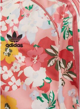 Tuta Sportiva Adidas Floral Rosa per Bambina