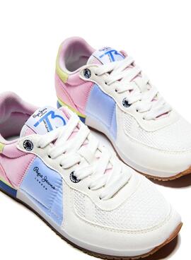 Sneaker Pepe Jeans Sydney Bianco per Bambina