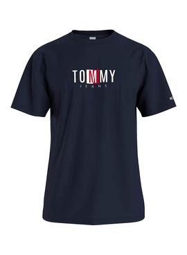 T-Shirt Tommy Jeans Timeless Blu Navy Uomo