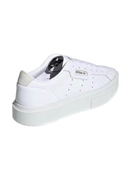 Sneaker Adidas Sleek Super Bianco per Donna