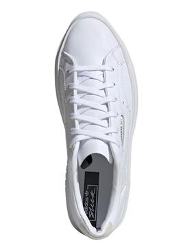 Sneaker Adidas Sleek Super Bianco per Donna