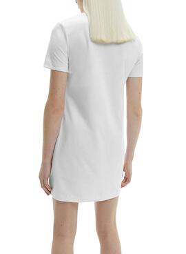 Vestito Calvin Klein Micro Bianco per Donna