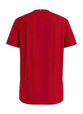 T-Shirt Tommy Hilfiger Graphic Tee Rosso per Bambino