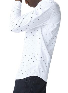 Camicia Lacoste CH0949 Bianco per Uomo