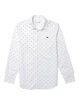 Camicia Lacoste CH0949 Bianco per Uomo