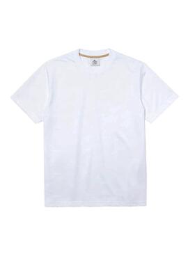 T-Shirt Lacoste Live Monogram Bianco per Uomo