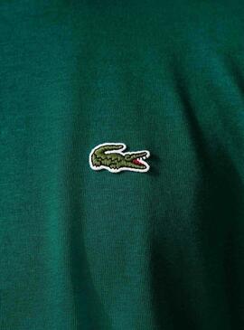 T-Shirt Lacoste Sport Basic Verde per Uomo