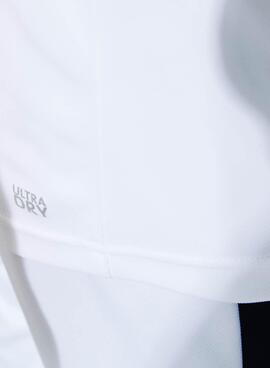 Polo Lacoste Sport Colore Block Bianco per Uomo
