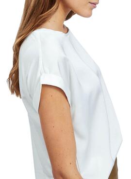 T-Shirt Vila Viellette Bianco per Donna