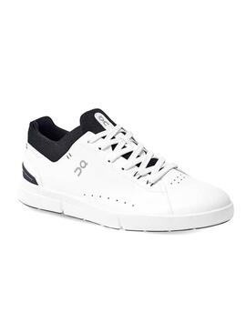 Sneaker Su Roger Advantage Bianco e Blu Navy Uomo